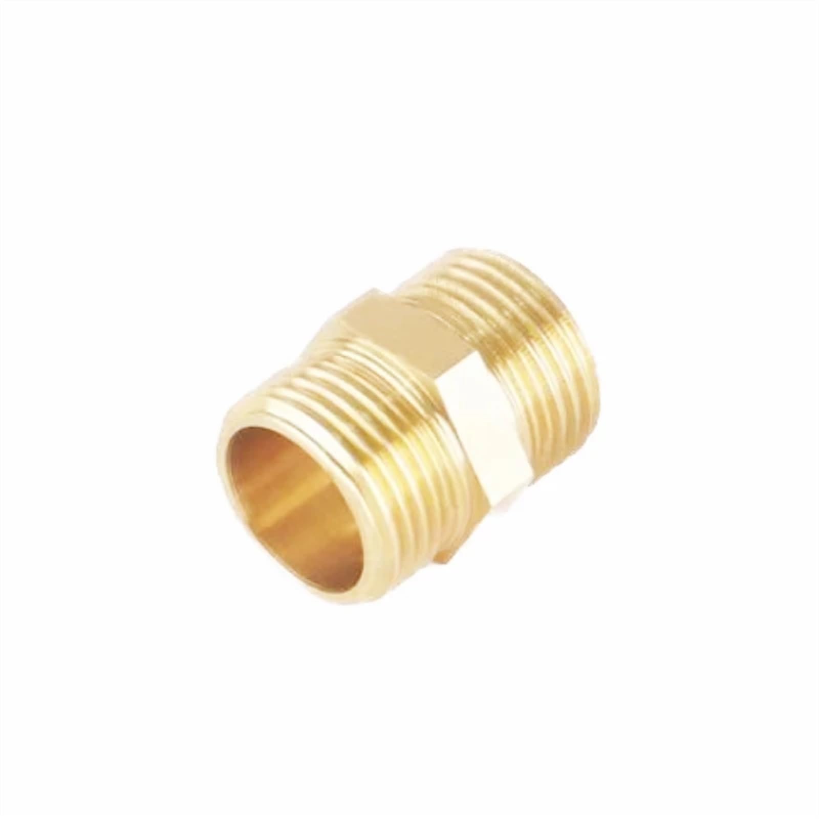 Connettore di conversione filettatura in ottone Tubo Raccordo pneumatico 1/8" 1/4" 3/8" 1/2" 3/4" 1" BSP Maschio X Maschio Adattatore connettore tubo nipplo esagonale di modifica Giunto(DN50)