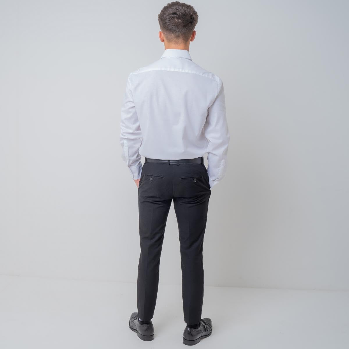 BELTINGER Hochwertiger Anzuggürtel aus Vollrindleder 3,5 cm | Bombierter Ledergürtel Herren 35mm | Business-Gürtel made in Italy