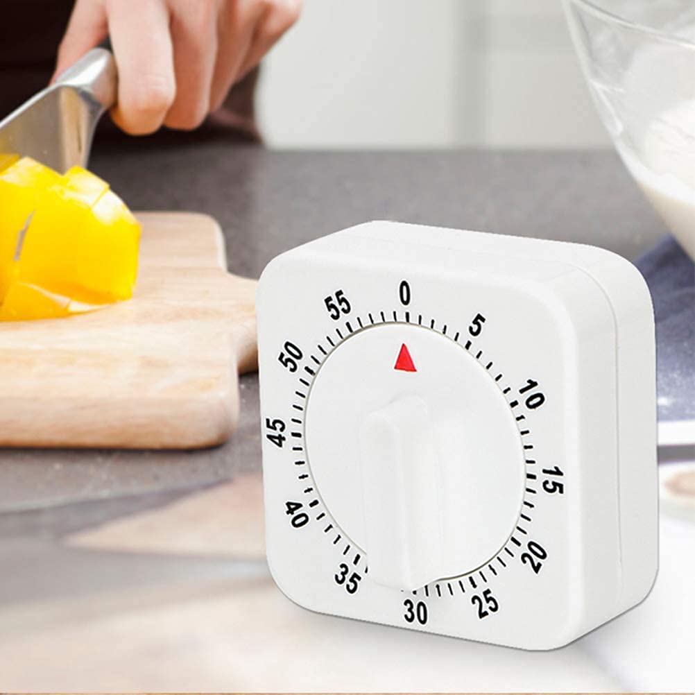 Timer Kitchen No Batteries Required Kitchen Timer Easy-to-Read Kitchen Utensils Cooking Mini Timer 60 Minutes Counter Cooking Sweets Making Cooking Timer Fashion Processed