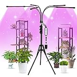 🌻 [Vollspektrum & 3 Modi] Aogled Pflanzenlicht LED kann 3 verschiedene Lichtfarben (Warmweiß, Rot+Blau, Rot+Blau+Warmweiß ) emittieren, und der Wellenlängenbereich beträgt 420-680nm. Das von der Vollspektrum Grow Light emittierte Licht ähnelt dem Sonnenlicht, das die Photosynthese von Pflanzen wirksam fördern und sich in verschiedenen Stadien an das Wachstum von Pflanzen anpassen kann.