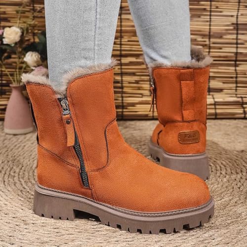 Bottes chaudes avec fermeture éclair pour éviter de glisser - 6