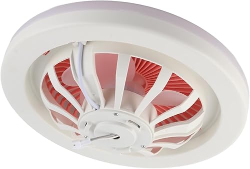 Miniatura 7 de Fafeicy Luz de ventilador de techo, lámpara LED ajustable de tres engranajes, especificaciones del soporte de lámpara E27, motor silencioso de cobre