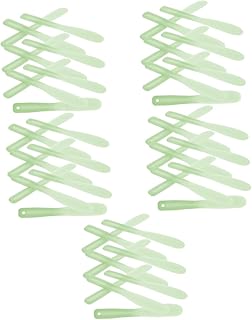 Hemoton 50 Pçs Máscara Vara Ferramenta Vara Ferramentas De Maquiagem Beleza Máscara Facial Espátula Cuidados Com A Rosto Beleza Colher Creme Facial Espátulas Massagem Olho Vara