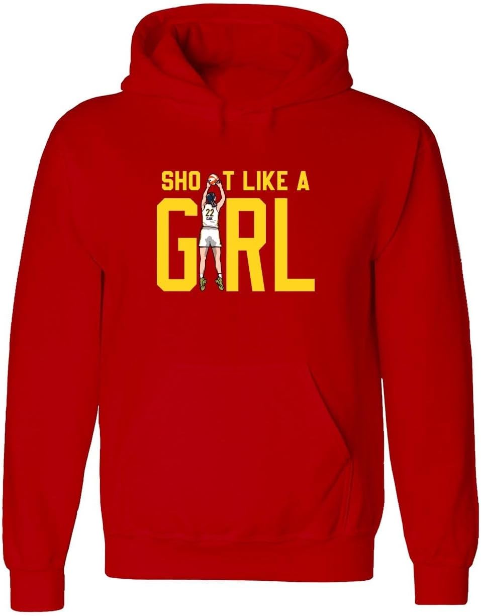 Shoot Like A Girl Clark Indiana Hooded Sweatshirt Hoodie