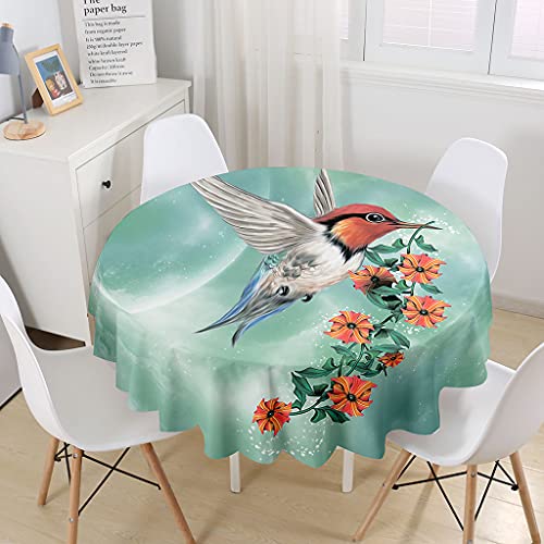 Highdi 3D Tovaglia Rotonda Antimacchia, Stampa