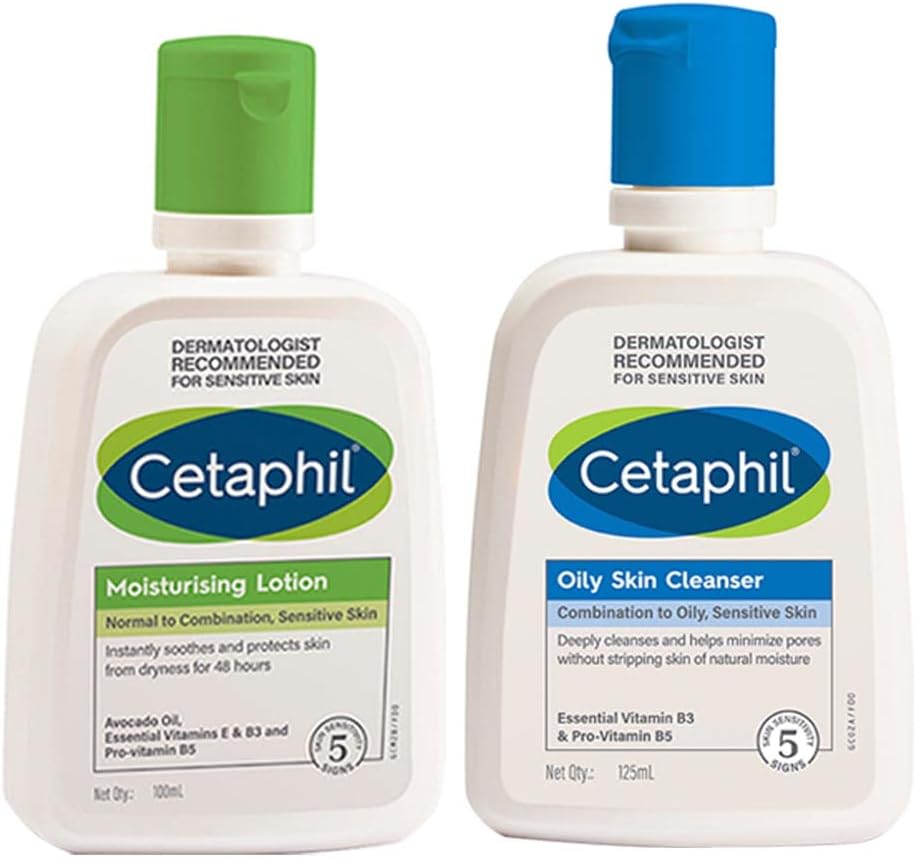 Moisturizing Lotion Plus OS Cleanser for Oily Skin (100 & 125 ml)