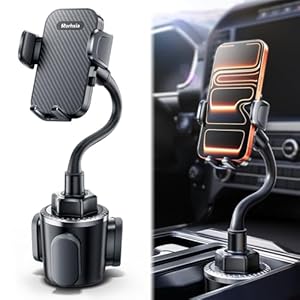 Soporte para teléfono de 13 pulgadas [Disfruta de la comodidad, flexibilidad y estabilidad] Soporte de teléfono con cuello de cisne, apto para todos los teléfonos, iPhone 17/16/15/14/13/12 Pro