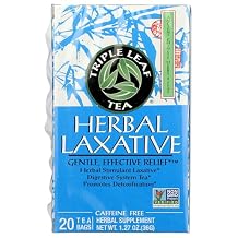 TRIPLE LEAF Herbalax Tea Bags, 20 CT