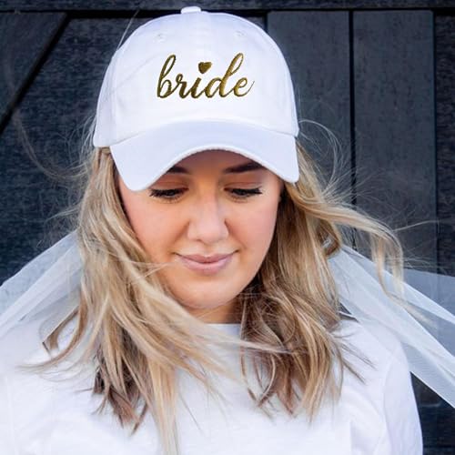Image of LADY&HOME Bachelor /Bachelorette Party Baseball Hats Set, Embroidered Adjustable Cotton Truck Caps