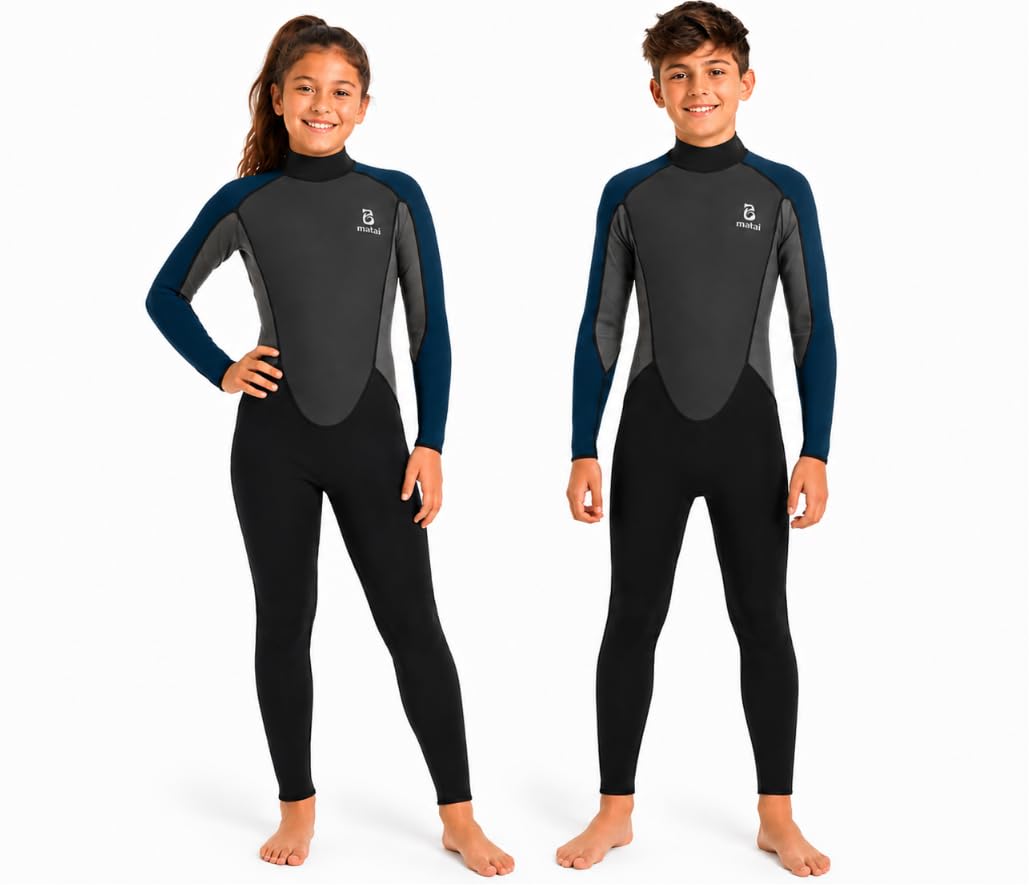 Childs full wetsuit (JL, Black/Navy)