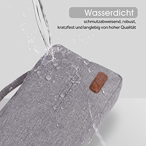 Pennenetui, staande hulp, draagbare kleurpotlodenetui, grote opbergruimte, waterdicht, potloodtas met houder voor school… - Afbeelding 5