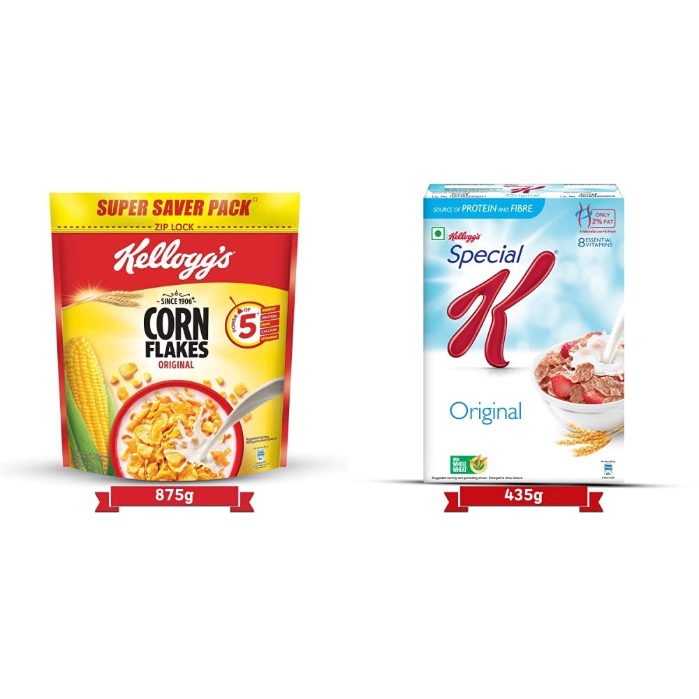 Buy Kellogg's Combo, Kellogg's Corn Flakes Original, Breakfast Cereal