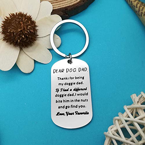 For Dog Dad Gift For Dog Dad Keychain Dog Lover Gift Dog Jewelry Gift Pet Owner Rescue Gift For Dog Dad Gift For Men Fathers Day Gift Christmas Birthday Gift For Dog Dad #TOP2