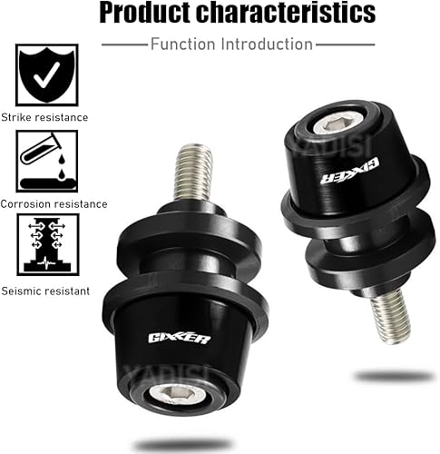 Miniatura 2 de Para GIXXER 250 SF 150 125 GIXXER 250SF 2018-2022 2023 Accesorios de motocicleta CNC Carretes basculantes Tornillos de soporte deslizante