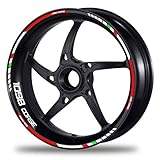  FELGENRANDAUFKLEBER passend für Ducati 1098 Moto GP Style Felgenaufkleber (Motiv 1)