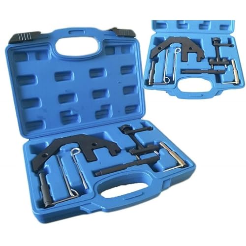 Kit Messa in Fase Motori Diesel MMN M47 2.0 Attrezzi Catena distribuzione Strumenti di regolazione dell'albero motore e bloccaggio del volano per i motori diesel