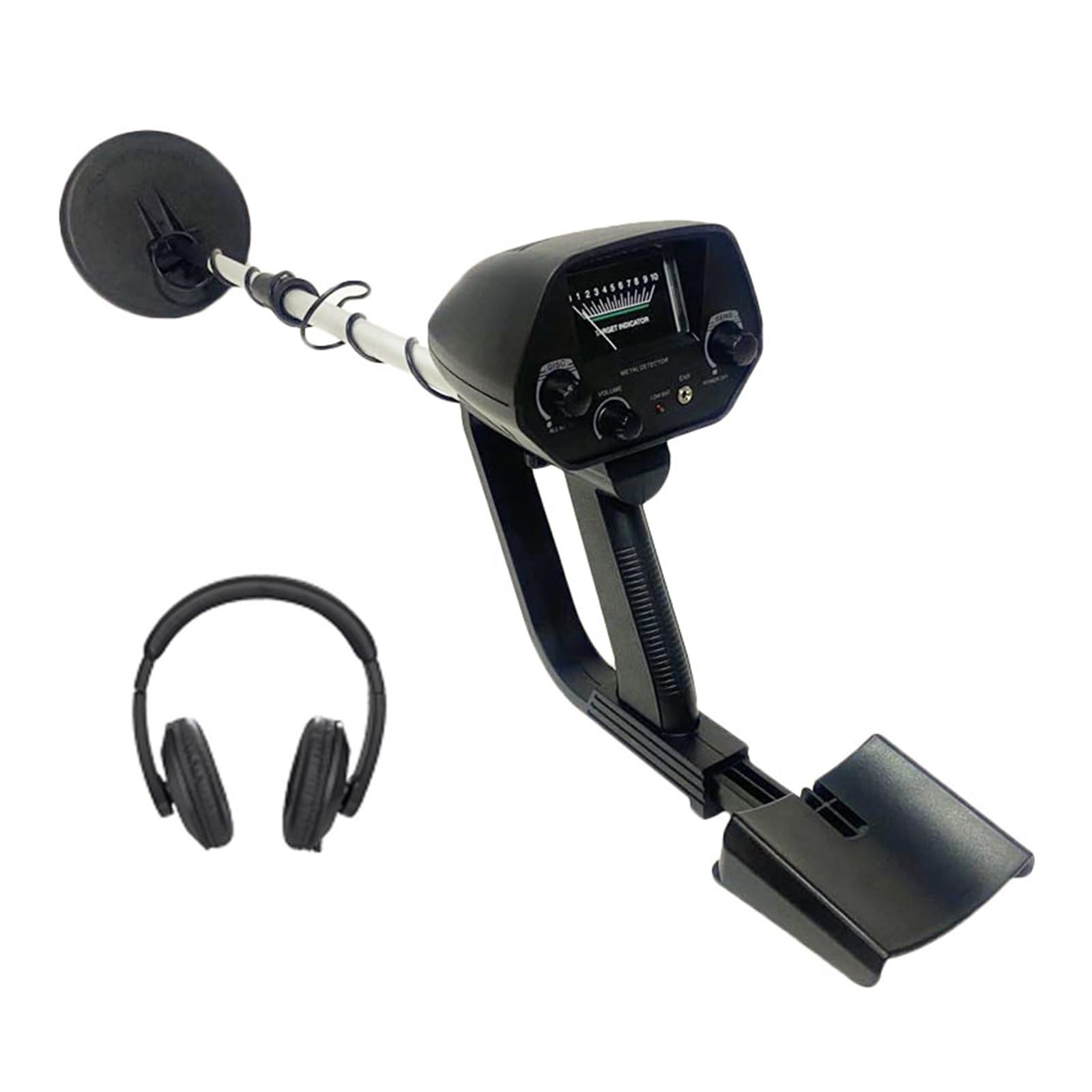 Metal Detector, Underground Metal Finder Detector Portable Lightweight Gold Detectors Treasure Hunter Tracker Seeker(with Earphone)