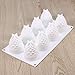 OUNONA 8 Lattices Pine Cone Shaped Silicone Mold Baking Tools for Cakes Mousse Ice Cream Chocolate