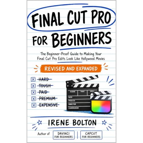 Final Cut Pro for Beginners Audiolibro Por Irene Bolton arte de portada