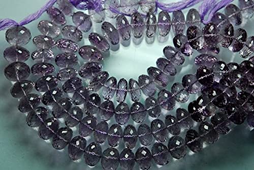 Rondelles d'Améthyste Rose facettées LKBEADS au format XXL 16mm