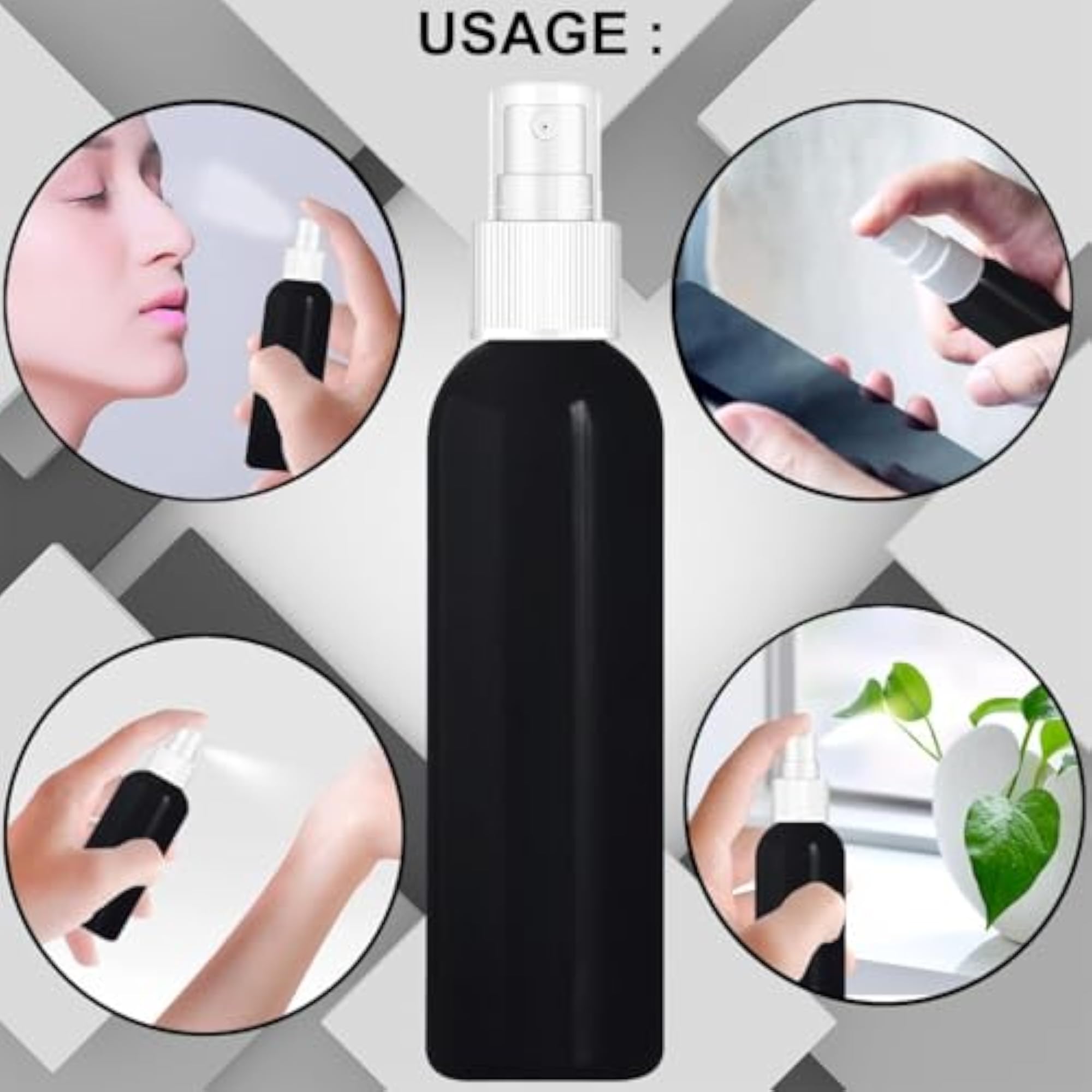 100ml Spray Bottles for Essential Oils, Cleaning Solutions