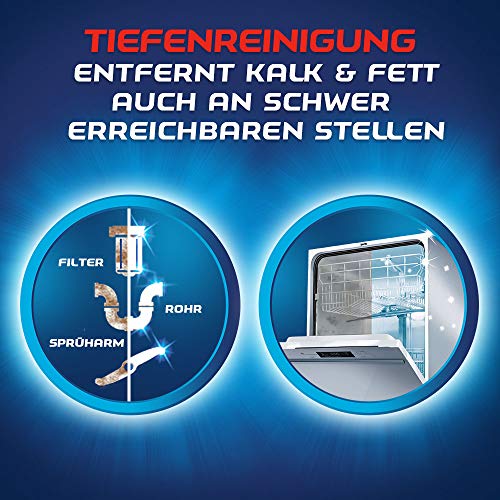 Finish Maschinentiefenreiniger – Flüssiger Maschinenreiniger gegen Kalk und Fett für eine saubere Spülmaschine… – Ansicht 3