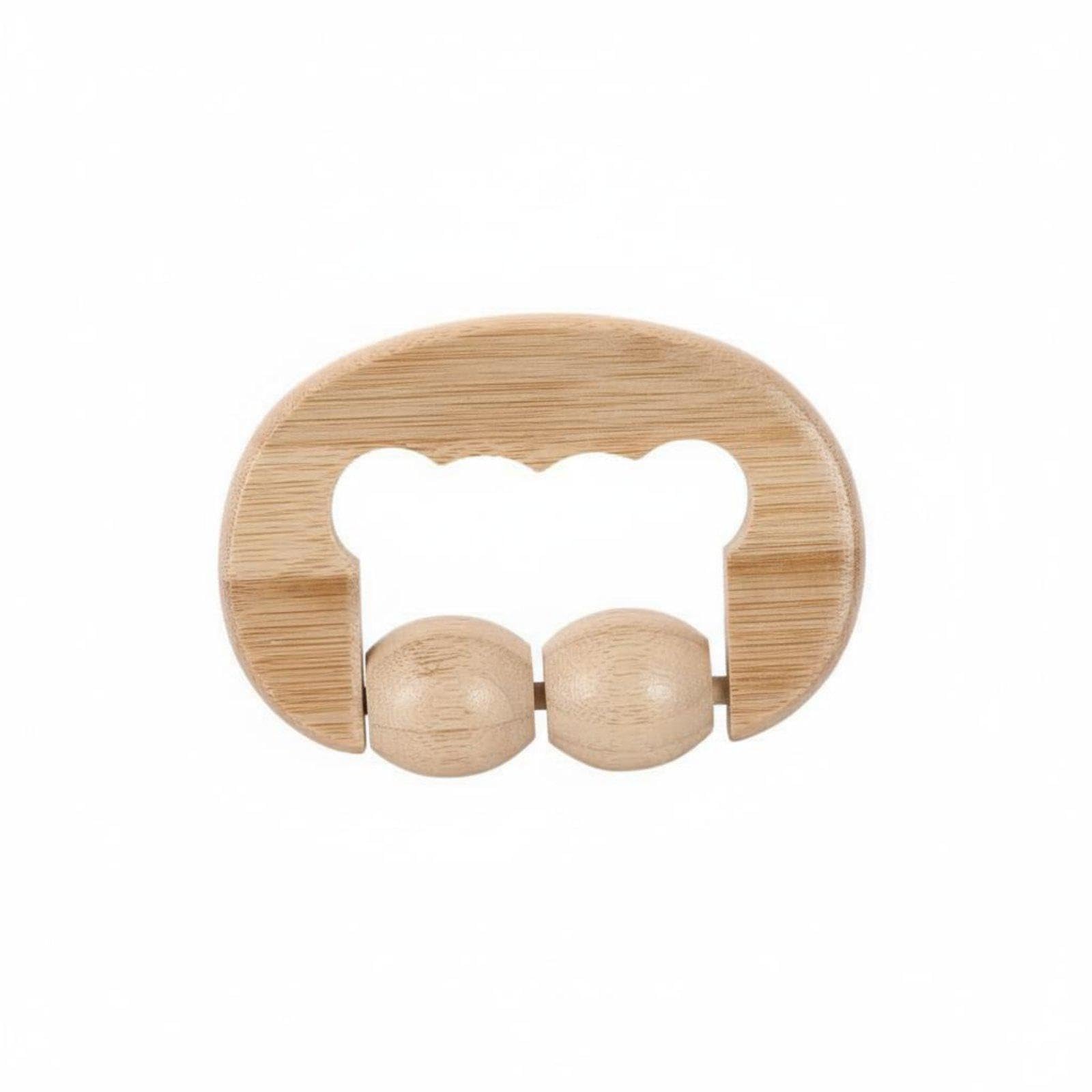 6 Rodillos de Masaje Manuales de Madera Portátiles para Relajar Los Músculos Del Cuerpo, Ideales para Viajes, La Oficina Y El Gimnasio, 5 piezas