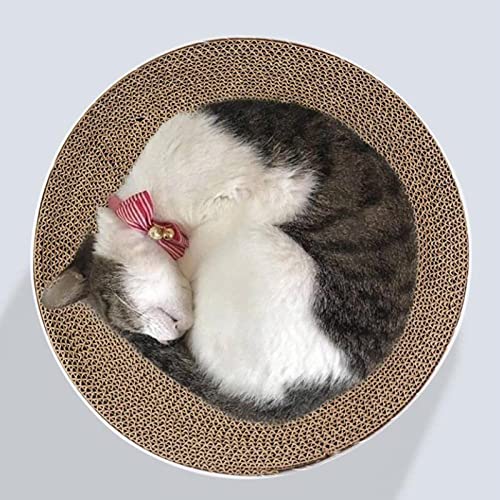 Tábua para arranhar gatos | Cama de gato de dupla finalidade com arranhador | Almofada para arranhar