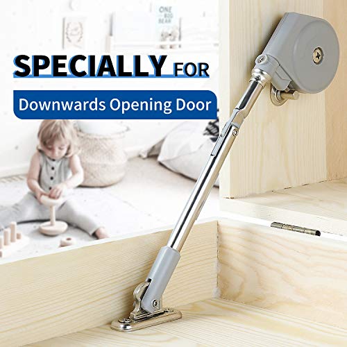 Ruyufe Lid Stay 105 Degree With Soft Close, Lid Hinge With Soft-Down For Door Cabinet Kitchen #TOP2