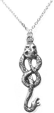 Death Eater Dark Mark Snake Symbol Pendant Chain Necklace