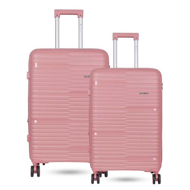 Image of Polo Class 2Pc Set Trolley Bags (24 /28 inch) - Pink