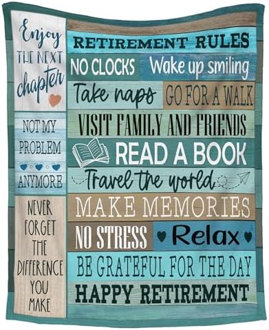 GEEMBI Retirement Gift for Woman - Not My Problem Anymore Soft Fl...