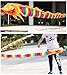 Juggling Play Golden Scales Dragon Flag Poi with Fiberglass Handstick, Flowy Flinging Outdoor Dance Ribbon with Rod for Fitness Party Stage Performance Prop Set (16.4 Ft, Rainbow)
