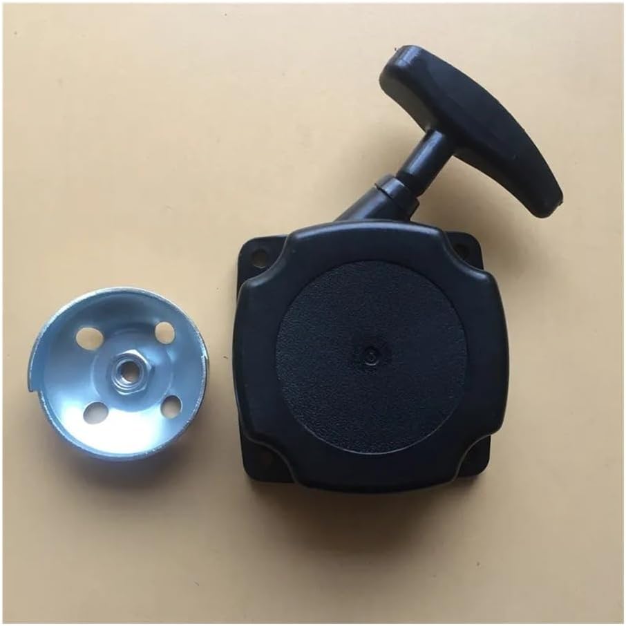 Fit for 40-5 430 42.7cc 43cc Grass Brush Cutter Steel Wire Recoil Pull Starter with Pulley(Starter and Cup)