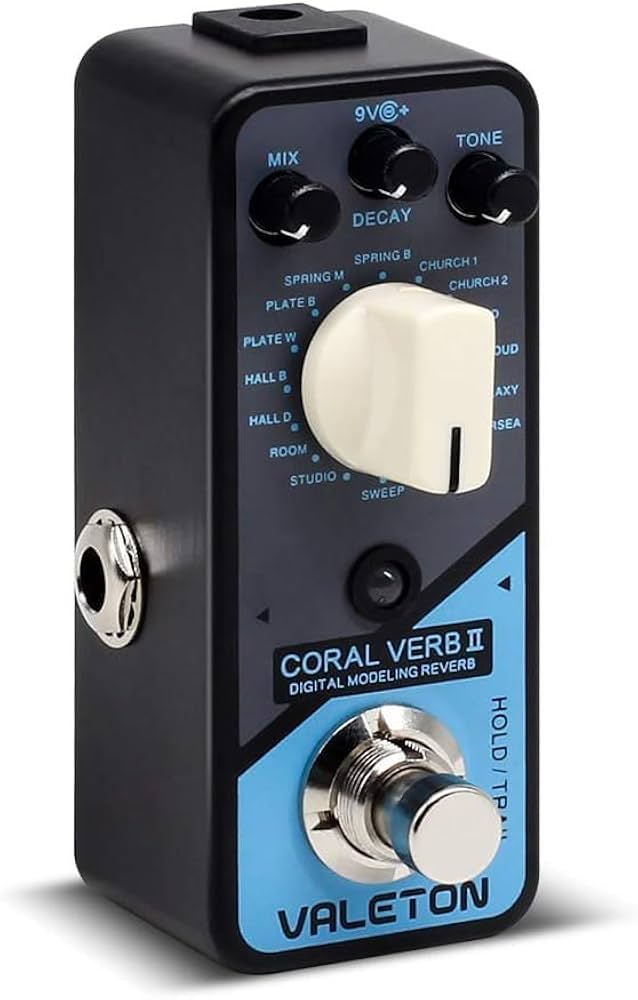 Valeton CRL-9 Coral Verb II Digital Reverb Pedal : Amazon.in