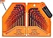 HORUSDY 30-Piece Hex Key Set, Allen Wrench Set Inch/Metric MM(0.7mm-10mm) SAE(0.028"-3/8)