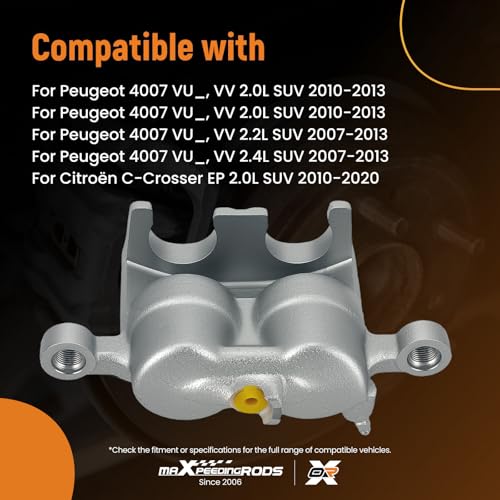 Étrier de frein avant gauche maXpeedingrods pour Mitsubishi Lancer - 3