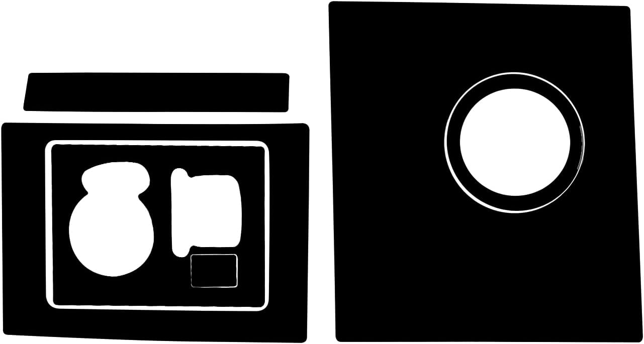 Glossy Piano Black Car Front Row Roof Reading Light Control Panel Kit Sticker Auto Interior Accessories Compatible with Dodge Charger SE/SXT/R/T&Daytona R/T&SRT-8 2008 2009 2010