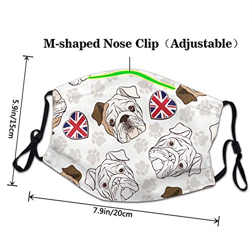 Maschera per viso in tessuto lavabile, motivo