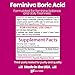 Healthfare Feminiva Boric Acid Vaginal Suppositories | 30 Count | 600mg | Intimate Health Support | 100% Pure | Made in USA