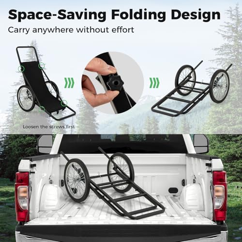GYMAX Deer Cart with Liner