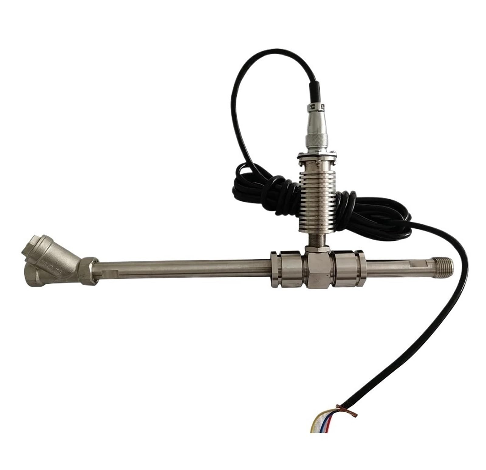 VKvmNYlxx Thread Connection DN 10 Fuel Water Diesel Oil Pulse Turbine Flow Meter SS304 Water Flow Meter(DN4)