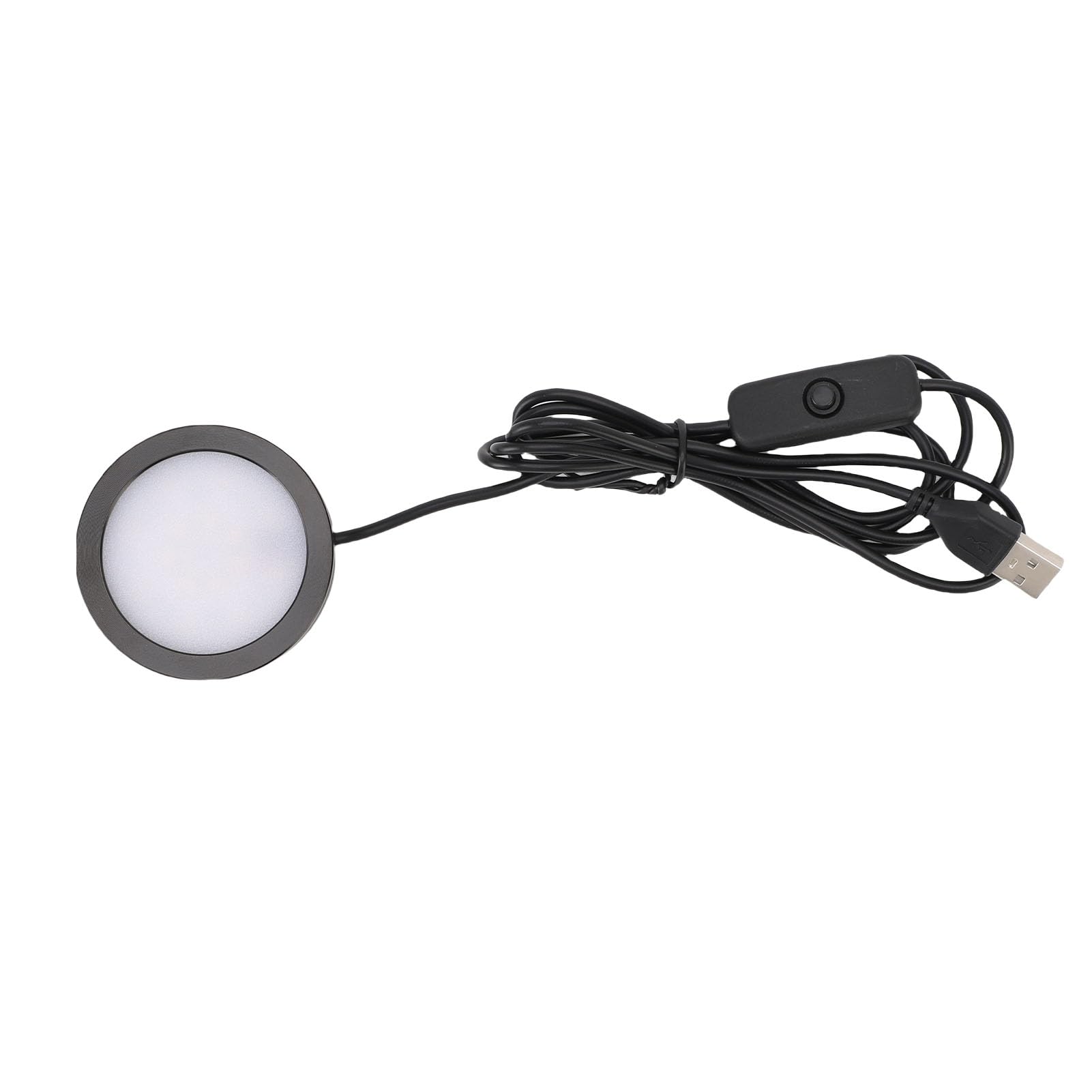 Cocoarm Mini Led Spotlight, Plug in Under Cabinet Lights Cabinet Display Lights Aluminum Body, Portable Under Counter Lighting, 1.5M USB Cable, Small Led Light, Mini Spot Lights with Plug for Bedroom