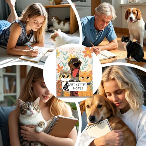 Libro de registro para cuidadores de mascotas: notas para perros, gatos y viajes 4