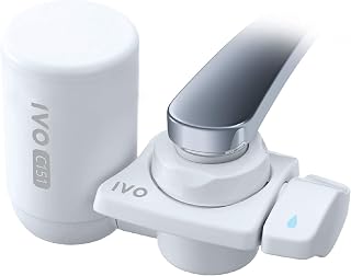 Tap Water Filter System for Standard Faucets – 4-Stages with NSF-Approved Microfiltration Technology – Removes Chlorine, Rust, Sediments and Microscopic Contaminants – Retains Healthy Minerals