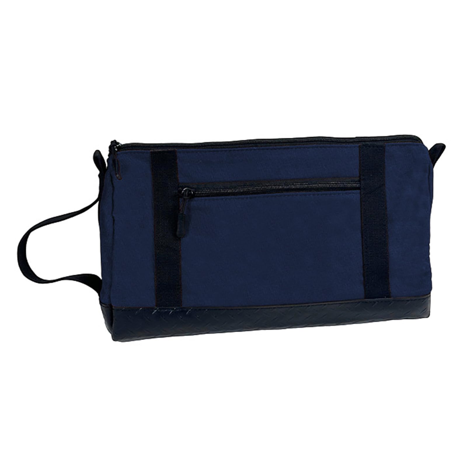 Rgybao Navy Blue Duty Waxed Canvas Tool Bag Reinforced Bottom For Electricians Mechanics Diyers Canvas Zippered Pouches