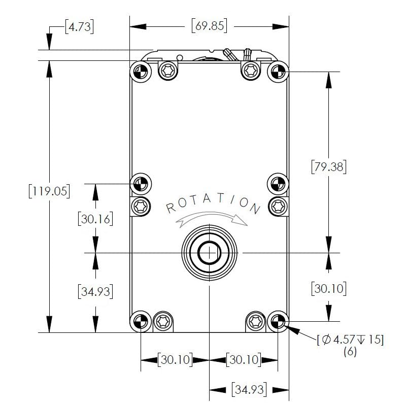 Easyricambi - Motoriduttore per Stufa a Pellet Merkle Korff S10999, Velocità 1,3 RPM Rotazione Oraria, Diametro Albero 9,52mm, Rotore per Alimentare le Stufe a Pellet Resistente ed Affidabile