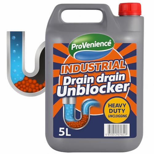 5 Litre Heavy Duty Drain & Sink Unblocker (5 Litre Single Pack)