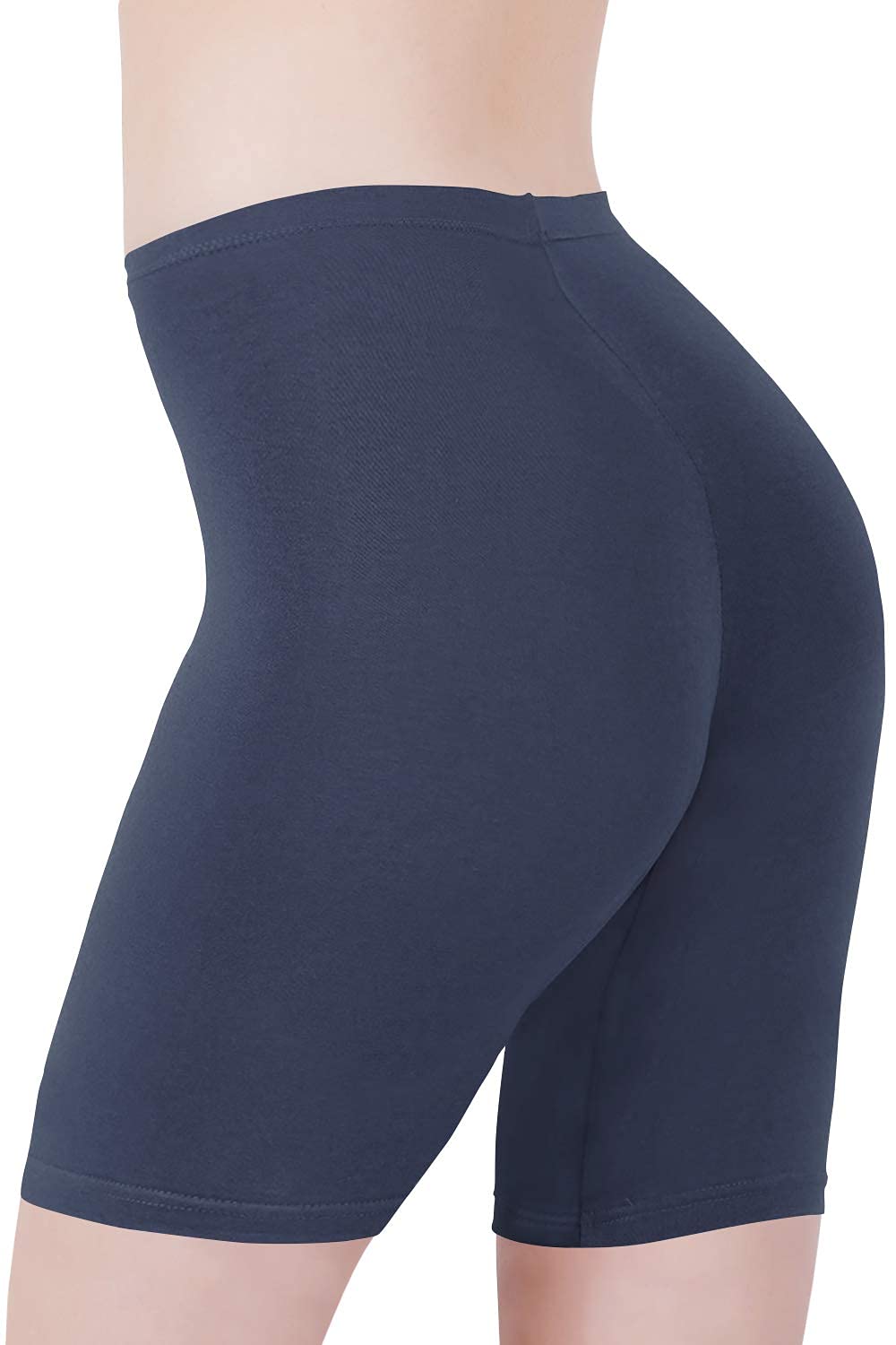 spds Cotton Lycra Tight Fit Stretchable Cycling Shorts Womens | Shorties for Activewear, Exercise,Workout,Yoga,Gym,Cycle,Running-Blue-picture-33