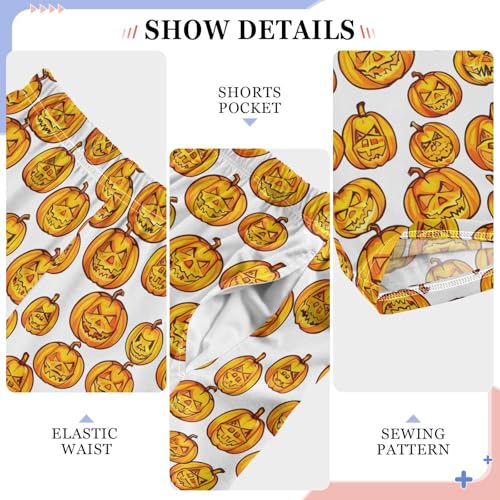 Pajama Pants Halloween Pumpkins PJ Bottoms Sleepwear Lounge Sleep Pant with Pockets4